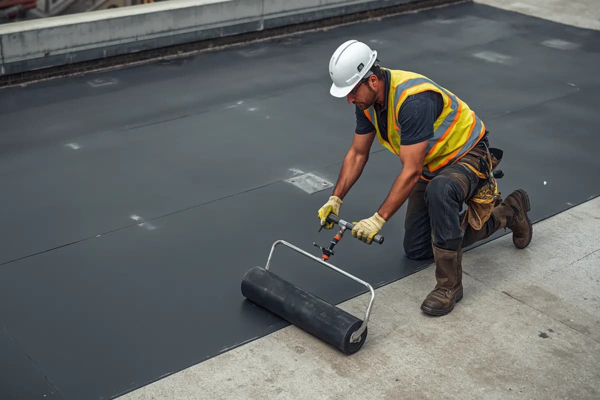 Logiciel de devis Vulko pour les étancheurs à Nancy — étancheur en intervention sur chantier